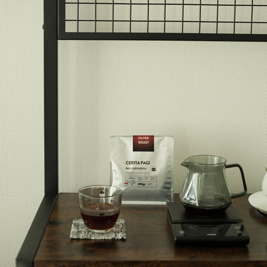 Cerita Pagi | Bali anaerobic filter roast | Cademo Coffee | Single origin 250gr